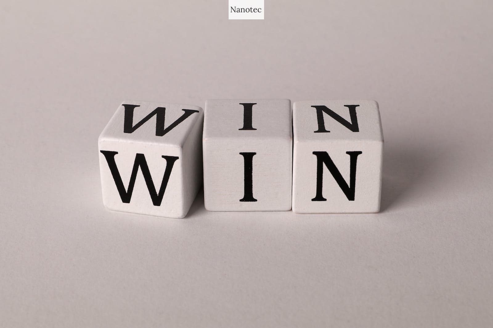 Word Win Made with Dice