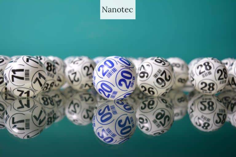 white and blue round ornament