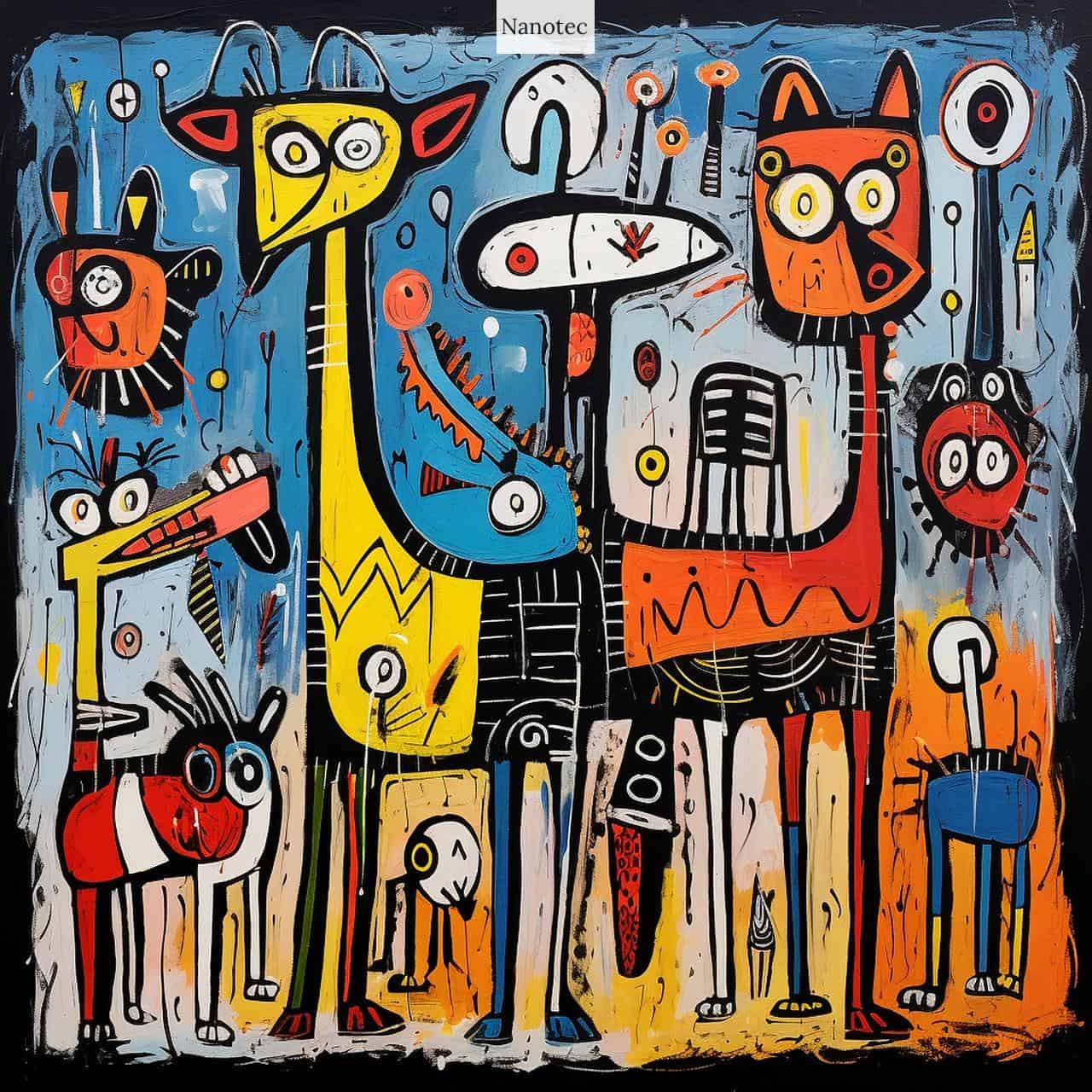 ai generated, dogs, abstract